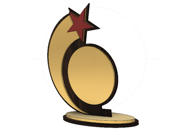 Award Trophy Laser Cut Glowforge Design Svg Files k 184 - Image 4