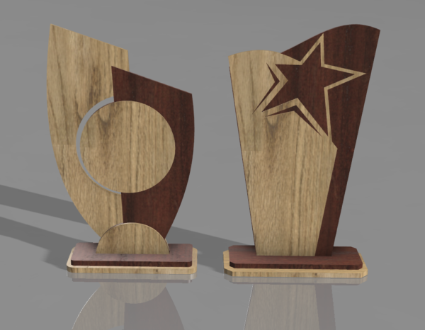 Award Trophy Laser Cut File k186 - Image 7