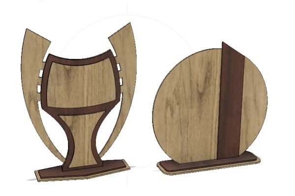 Award Trophy Laser Cut 2 Different Design k189 - Image 4