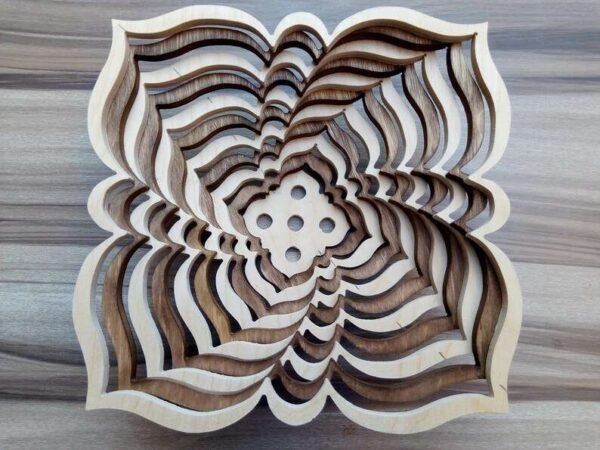 11 bowl patterns for bowl laser cutting and bowl scroll saw cutting - Image 3