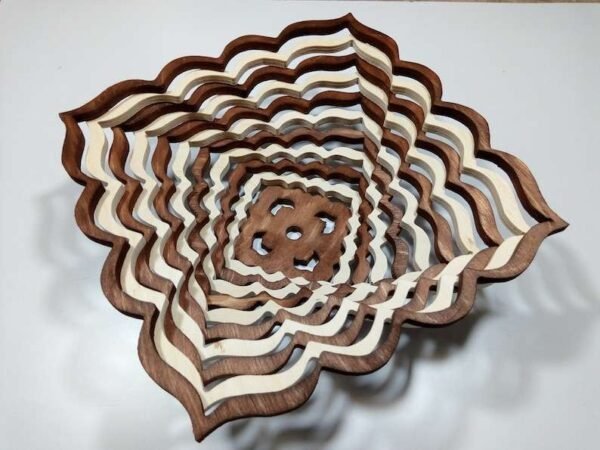 11 bowl patterns for bowl laser cutting and bowl scroll saw cutting - Image 7