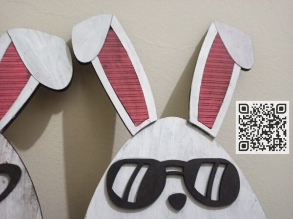 Easter Bunny SVG Laser Cutting File k 153 - Image 2