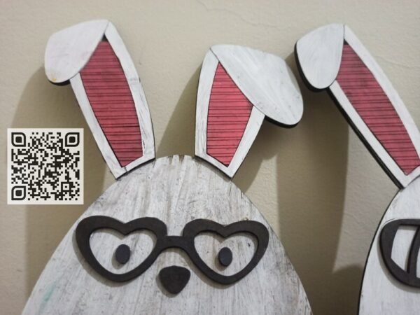 Easter Bunny SVG Laser Cutting File k 153 - Image 3