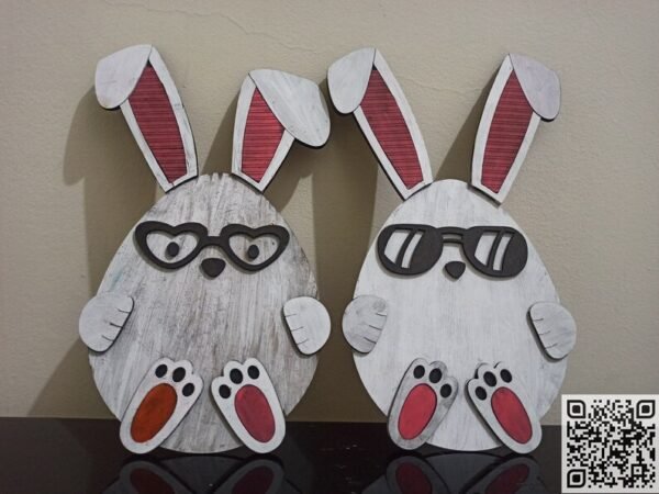 Easter Bunny SVG Laser Cutting File k 153 - Image 8