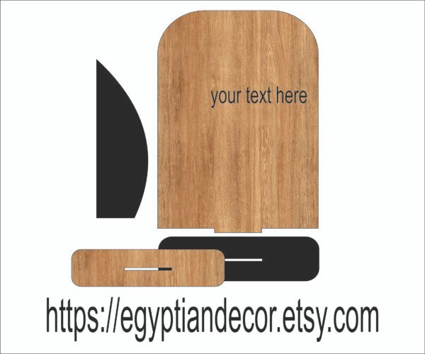 Award Trophy svg Laser Cut file 3 different designs k179 - Image 3