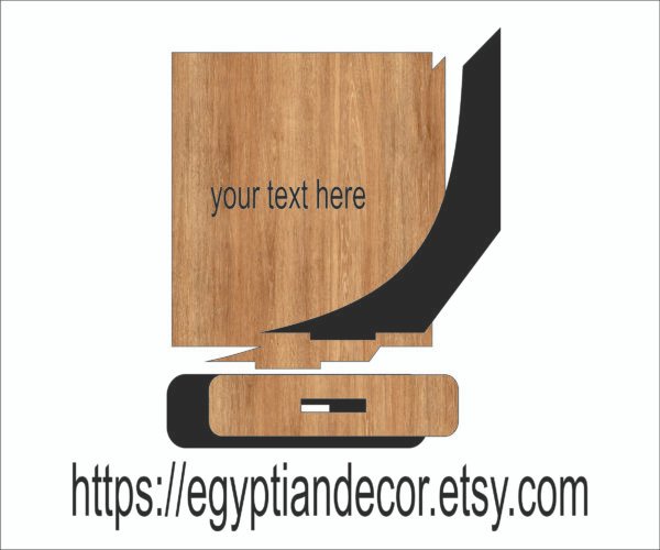 Award Trophy svg Laser Cut file 3 different designs k179 - Image 4